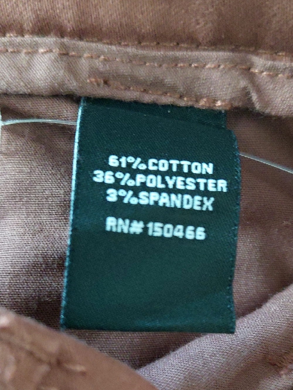 41 Hawthorn Rust Brown Straight Pants - Picture 3 of 4